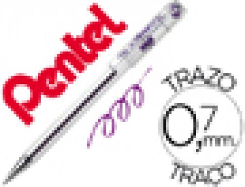 Esferografica pentel mini bk77 violeta 0,7 mm , Pentel , 54549 , 3474372770606